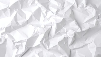 Obraz premium Crumpled white paper texture (1)