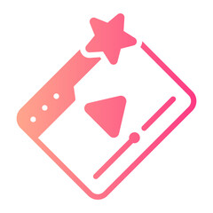 rating gradient icon
