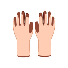 Obraz premium washable garden gloves cartoon vector illustration