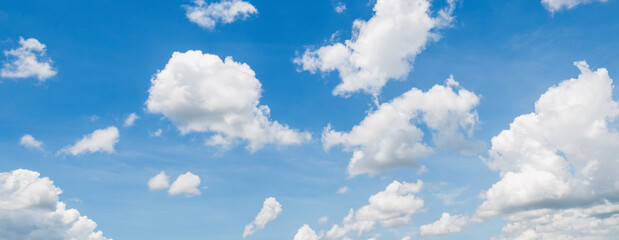 sky is blue with many clouds