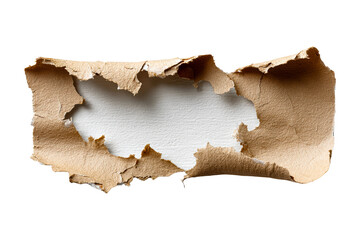 Torn paper with textured white edges
