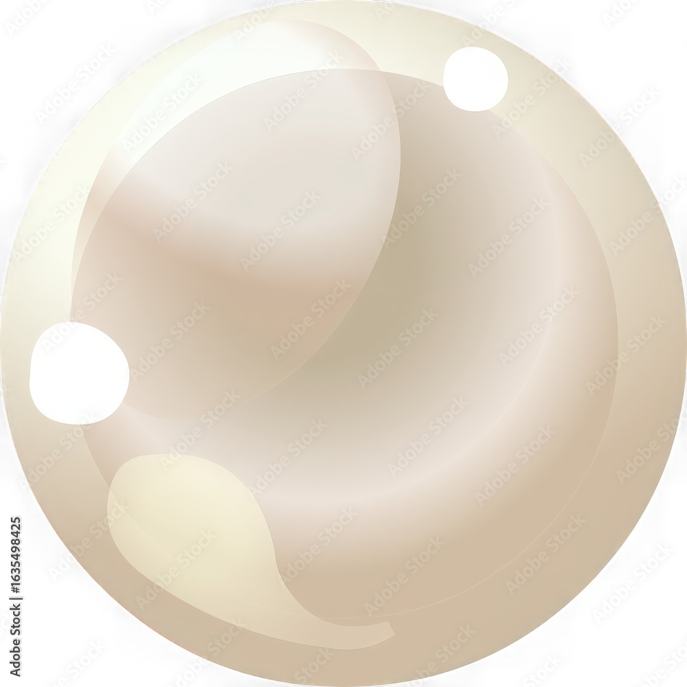 Poster a single lustrous white pearl with subtle iridescent highlights reflecting light and casting a soft 