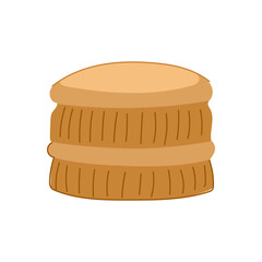 liner metall bottle cap cartoon vector illustration