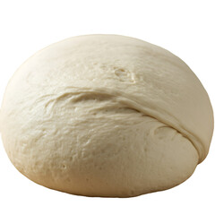 Isolated dough ball a realistic image on transparent background