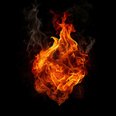 Fototapeta premium Fire Flame Overlay