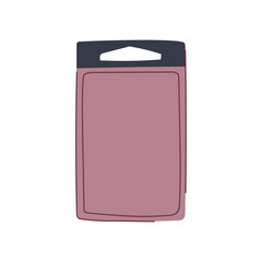 textured plastic cutting board cartoon vector illustration