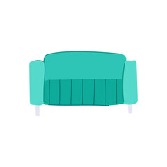 contemporary reception sofa cartoon vector illustration