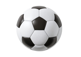 Soccer ball, black and white panels