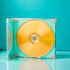 cd dvd case isolated on white