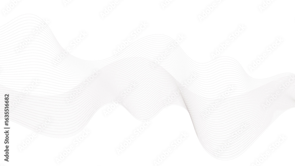 Poster abstract wave element for design. digital frequency track equalizer. wave with lines created using b