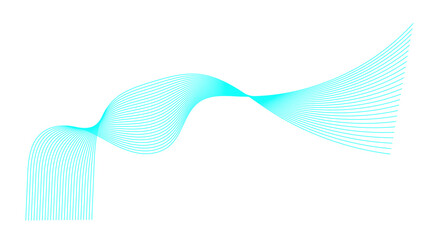 Wave line colorful Design