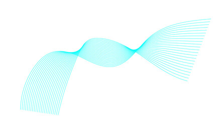 Wave line colorful Design