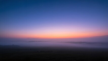 sunrise over the mountains