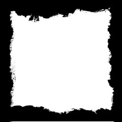 Grunge frame overlay