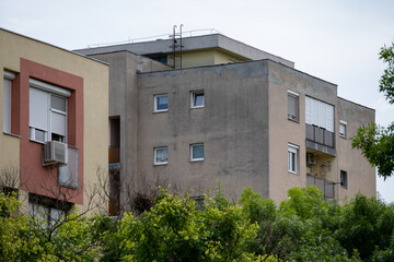 Residential panel building in Budapest