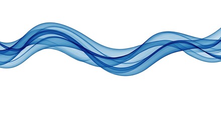 Elegant Blue Wave Abstract Background for Creative Design Projects
