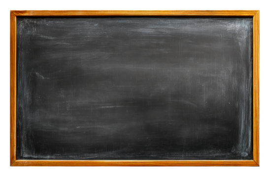 Blackboard with wooden frame for classroom use
