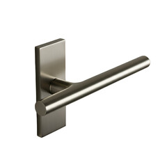 Isolated Shiny Metallic Door Handle On Transparent Background Illustration