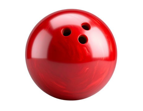 bowling ball on white background