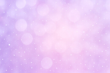 Soft purple bokeh lights create a dreamy atmosphere in a blurred background ideal for design projects and festive occasions