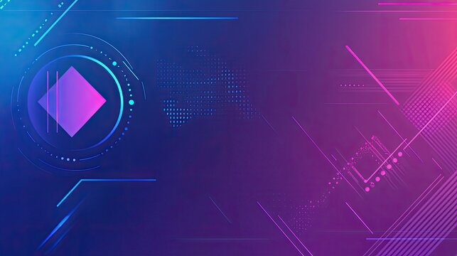 Abstract Tech Background Design. - Powered by Adobe
