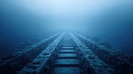Coral and Algae Covering Underwater Data Vault