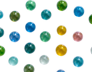 Top-Down Glass Sphere Mosaic PNG