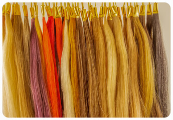 Mèches de cheveux pour extensions capillaires 