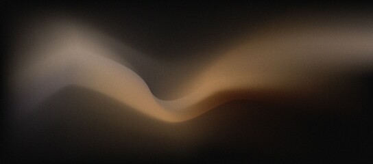 Abstract Dark Light Particle Gradient with Orange Glow Texture.