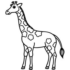 Fototapeta premium giraffe vector illustration