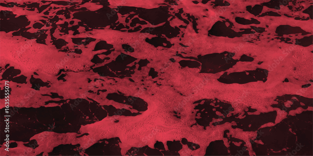 Poster abstract red water surface with bubbles or foam an artistic and textured background displaying dark 