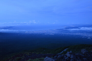 Climbing Mount Fuji, Shizuoka, Yamanashi, Japan