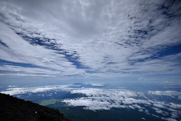 Climbing Mount Fuji, Shizuoka, Yamanashi, Japan