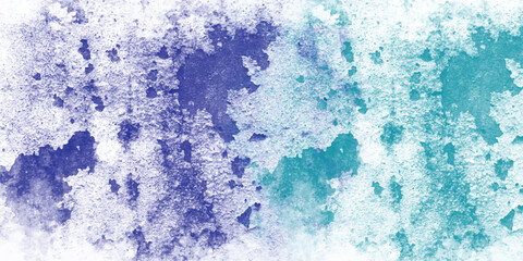 Abstract watercolor texture with gradual color transition from deep blue to aqua for artistic backgrounds