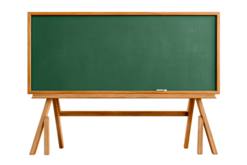 Blank chalkboard ready for lessons
