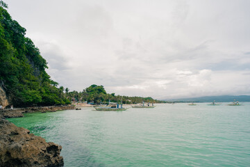 Boracay Island, Philippines - 2 may 2025 Lambros Point, Diniwid Beach