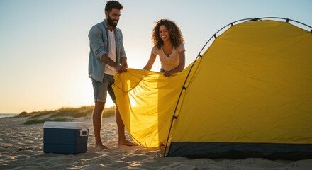 Under the Stars: A Couple's Guide to Beach and Camping Escapes