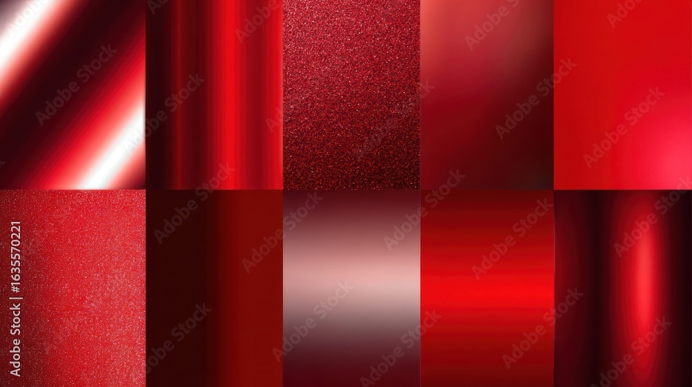 Poster red texture gradient design elements