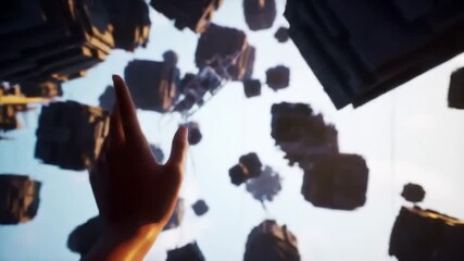 Dream architect assembles cityscape inside lucid interface