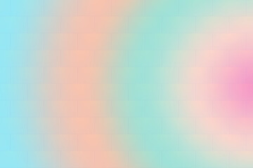 Pastel Gradient Brick Tile Abstract Background – Soft Blue Pink Peach Pattern Design