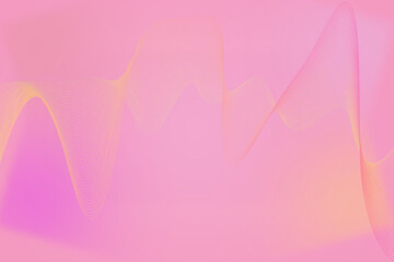 Vibrant Pink Abstract Wave Background with Soft Gradient Flow – Modern Minimal Design