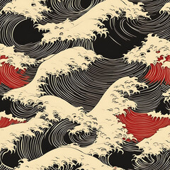 Seamless tile patterns combining cultural, modern, and botanical inspirations for commercial vector.