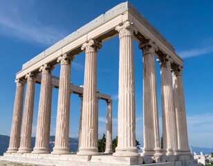 Fototapeta premium Ancient Greek temple ruins