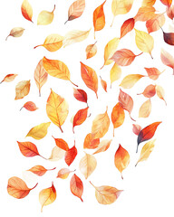 Highly detailed illustrations of various trees, leaves, grasses, and botanical elements, featuring realistic, minimalist, and abstract compositions on a white background.