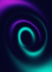 Abstract swirling nebula with vibrant purple and teal colors