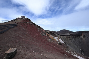 Climbing Mount Fuji, Shizuoka, Yamanashi, Japan