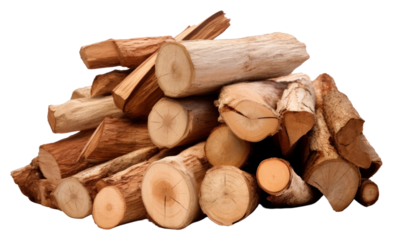 PNG Fire wood lumber white background deforestation.