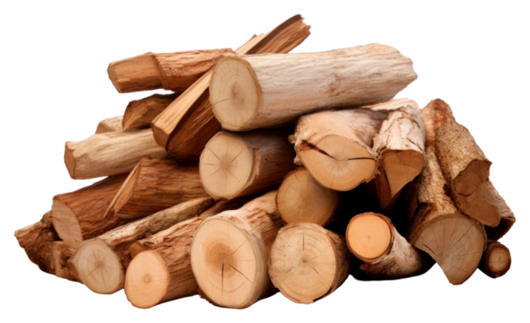 PNG Fire wood lumber white background deforestation.