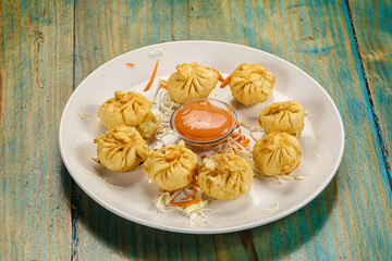Tibetian cuisine - Momo stuffed dumplings