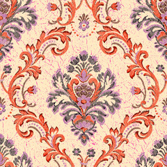 seamless pattern with paisley